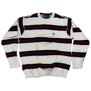 Vintage Tommy Hilfiger EUC Cotton Striped Crewneck Sweater SZ XL